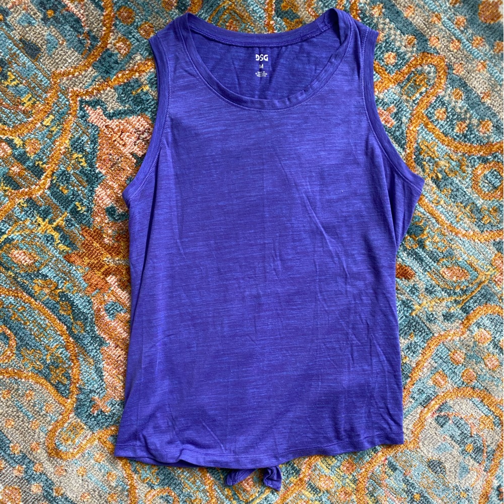 Purple Workout Tank (ties in the back!)